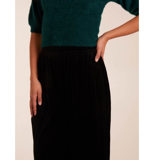 Wide Leg Textured Velour Trouser Wide Leg Textured Velour Trouser